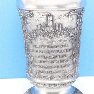 Freiling-Zinn 95% Pewter Germany Toasting Wine Dri